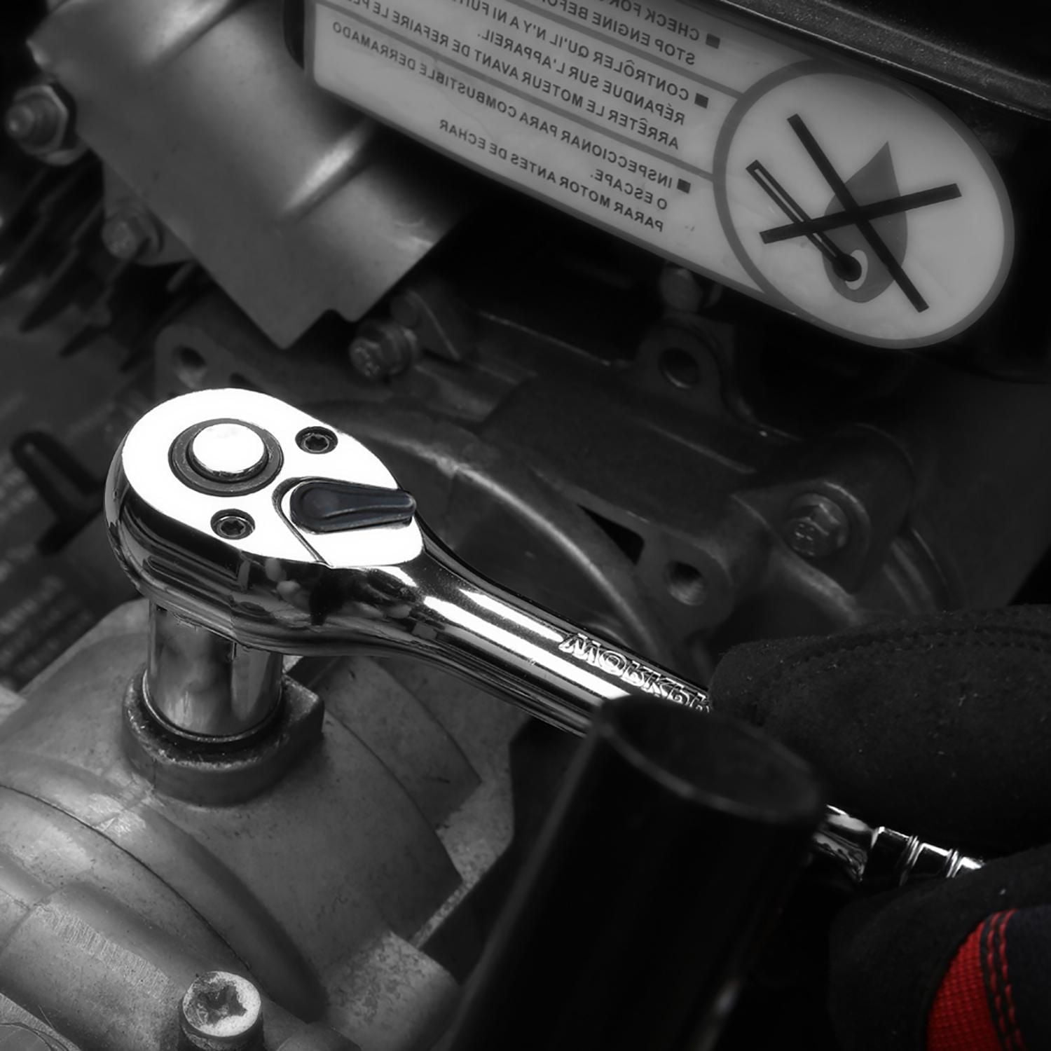 WorkPro Jeu de tournevis et douille à cliquet - 122 Pièces