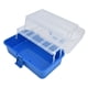 thumbnail image 2 of Caja de almacenamiento de plástico portátil, plegable, de 3 capas, con tapa transparente., 2 of 14