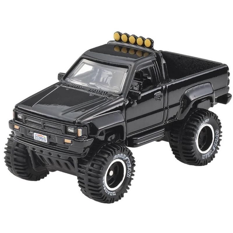 Hot Wheels Back to the Future Time Machines & 1987 Toyota SR5 Pickup Truck Car Culture Premium 2 Pack