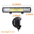 thumbnail image 3 of Labymos 16 Inch 432W Waterproof Tri-row 7D LED Work Light Bar Spot Flood Combo Offroad, 3 of 8