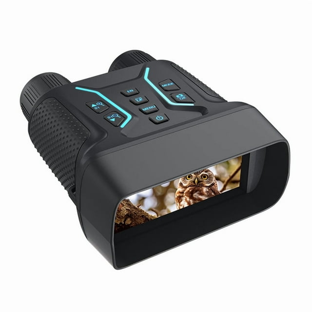BekinTek Full Color 4K 36MP Night Vision Binoculars Rechargeable Digital Telescope Infrared Night View NVG Goggles 400m Full Dark Observe with Starlight Sensor 7x IR 8x Zoom Large HD Screen