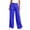 Blue, variant on Women's Wide Leg Pants Plaid Lounge Pants High Waist Straight Casual Loose Checkered Trousers with Pockets, Womens Pants High Waisted Dressy