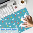 thumbnail image 4 of Long Mouse Pads for Desk,Blue Cartoon Unicorn Ice Cream Donut Star Cloud Desk Mats on Top Of Desks, Desk Mouse Pad Extra Large with 3mm Non-Slip Base and Stitched Edge for Gaming,Work,Home 31.5"x11.8", 4 of 5