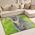thumbnail image 2 of Coolnut Lightweight Soft Area Rugs 63 x 48 in, Koala Bear in Forest Zoo Floor Mat for Kids Playing Room Hardwood Floor Living Room Nursery Rugs, 5'3" x 4', 2 of 6
