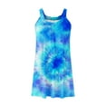thumbnail image 3 of BLVB Sleeveless Dress for Women Summer Casual Loose Tie Dye Beach Sundress Scoop Neck Flowy Tank Dress, 3 of 3