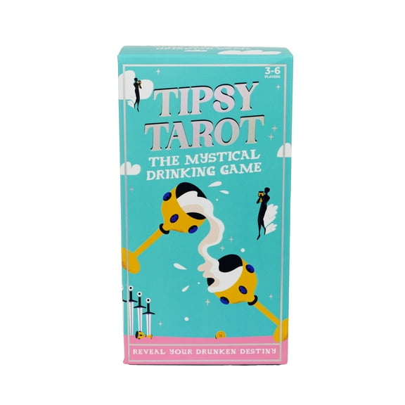 Gift Republic Tipsy Tarot: Mystical Drinking Game for Women - Unveil Your Drunken Destiny - Adult Party Fun