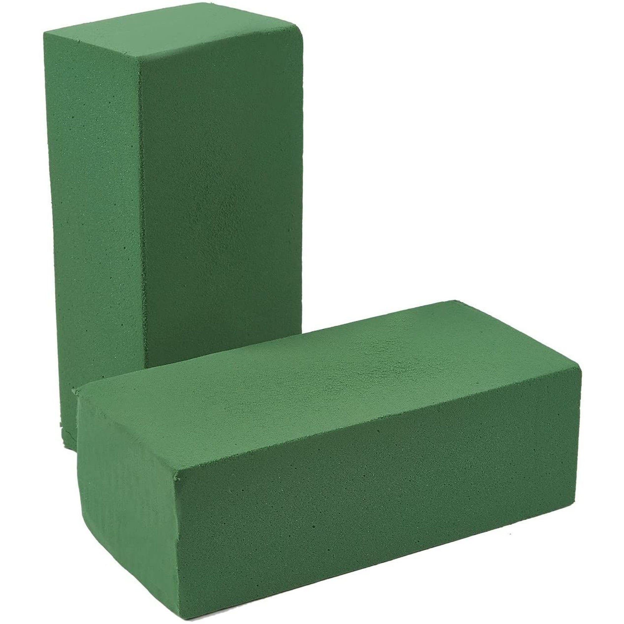 Floral Foam - Floral Craft Green Foam Block, 2.8x3.8x3.8 in. - 6 Pack
