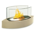 thumbnail image 2 of 19" Silver Indoor Curved Tabletop Anywhere Fireplace, 2 of 11