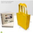thumbnail image 3 of Prime Line Packaging Reusable Sewn Construction Tote Bags, 12 Pcs. 8x4x10 Assorted Colors, 3 of 6