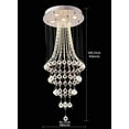 thumbnail image 5 of DENEST Modern 5-Light LED Crystal Raindrop Pendant Light, 5 of 6
