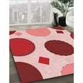 thumbnail image 2 of Ahgly Company Indoor Rectangle Patterned Love Red Area Rugs, 8' x 10', 2 of 6