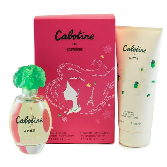 Parfums Gres Cabotine De Gres 2 Pc. Gift Set ( 1 x EDT Spray 3.4 oz + 1 x Cabotine De Gres Perfumed Body Lotion 6.76 oz )