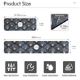 thumbnail image 3 of Yayeee Faucet Mat for Kitchen Sink 14.7" Diatomite Long Splash Guard Pad, Elegance Art Pattern, 3 of 7