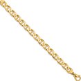 thumbnail image 2 of 14K Yellow Gold 10.3mm Hand-Polished Anchor Link Chain (8 X 10.3) Made In Peru lk102-8, 2 of 5
