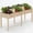 Wood, variant on Raised Garden Bed, 48x 24x 30 Inch Natural Wood Gardening Elevated Planter Box, Large Load-bearing, Brown
