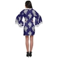 thumbnail image 4 of Moomaya Cotton Printed Bell&nbsp;Sleeves&nbsp;Robes&nbsp;For Women Bridesmaid&nbsp;Robes&nbsp;Bathrobes, 4 of 6