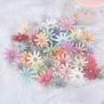 thumbnail image 1 of Flor de margarita de simulación de 4 cm, cabeza de flor de seda, corona de flores artificiales, accesorios para el hogar, boda, flor falsa, 1 of 5