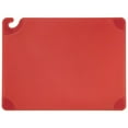 thumbnail image 2 of San Jamar SAN CBG182412RD 24 in. x 18 in. x 0.5 in. Saf-T-Grip Plastic Cutting Board - Red, 2 of 5