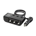 thumbnail image 2 of COFEST GC01 Car Phone 120W Charger One Drag Three Lighter USB Port Expansion PD Fast Charging 36W Voltage Display Black, 2 of 9