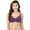 Purple, variant on Women Push Up Deep V Ultrathin Underwire Padded Lace Brassiere Bra