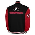 thumbnail image 3 of Men's Franchise Club Red Georgia Bulldogs Fleece Varsity Full-Snap Jacket, 3 of 3