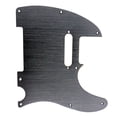 thumbnail image 5 of 2x Black/Silver 8 Hole Tele Guitar Pickguard Metal Pick Guard for Standard Pickguard Replacement, 5 of 5
