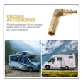 thumbnail image 4 of Lindbes Qcc1 Connector Propane Coupler for Rv Hose Adapter Tank Elbow Refill Conversion Kit Brass, 4 of 6