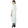 thumbnail image 4 of Bollywood Rayon 3/4 Sleeve Solid Kurti Women Ethnic Dress Tunic Top, 4 of 4