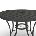 thumbnail image 7 of Four Seasons Courtyard Palermo Slat Top Dining Table with Umbrella Hole, 7 of 7