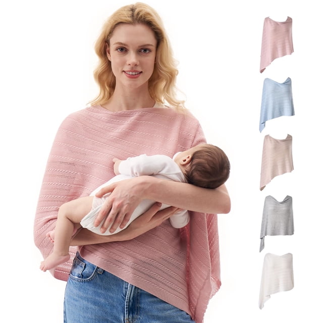 Cobertor de Lactancia Momcozy Ultra Ligero Suave y Transpirable Rosa