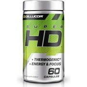 Cellucor Super HD for Men & Women - Capsimax, Green Tea Extract, 160mg Caffeine & More 60 Servings