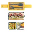 thumbnail image 2 of Bento Box Adult Lunch Box, 3-in-1 Stackable Lunch Containers-Excellence, 2 of 5