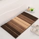 thumbnail image 1 of Alfombra de baño a rayas coloridas • 50x80cm • Microfibra absorbente engrosada • Respaldo antideslizante de TPR • Felpudo lavable a máquina, 1 of 3