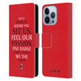thumbnail image 1 of Head Case Designs Officially Licensed AC Milan Art Typography Leather Book Wallet Case Cover Compatible with Apple iPhone 13 Pro, 1 of 6