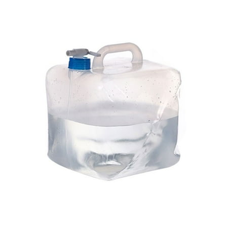 

Glass Bottle Foldable Tank With Faucet Nut And Handle Water Tank Without Bpa For Camping Various Sizes Transparent /Blue
