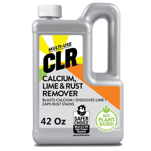 CLR Calcium Lime and Rust Remover, MultiUse Household Cleaner, 42 fl