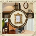 thumbnail image 5 of DESIGNICE Vintage Picture Frames,Table Decor Wall Frames,Artistic Aura Gold Picture Frames,5.91"X3.94",Gold, 5 of 7