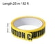 thumbnail image 2 of Cinta adhesiva de marcado de precaución Unique Bargains, 82 pies x 1 pulgada (LxW), amarillo y negro para el lugar de trabajo, 2 rollos, 2 of 5
