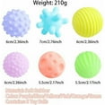 thumbnail image 3 of Paquete de 6 pelotas para perros, juguete para perros, pelota para aplastar, juguete para perros con chirrido, pelota para masticar indestructible y duradera para perros, 3 of 5