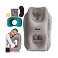 thumbnail image 2 of Almohada De Viaje Relajante Cómoda e inflable Cojín De Cuello Gris, 2 of 5