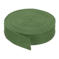 1"/2.5cm Cotton Twill Tape 10 Yards Cotton Ribbon Bias Binding Tape Herringbone Webbing Trim Army Green