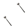 thumbnail image 3 of Vogacara Telescopic Back Scratcher Portable Travel Scratching Skin Massager Home Itching Extender Steel Manual Stainless Handheld Tool uno 2piezas, 3 of 6