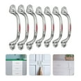 thumbnail image 1 of KAKOWELY 24Pcs Silver Cabinet Handles Drawer Hardware for Kitchen Furniture, 1 of 8