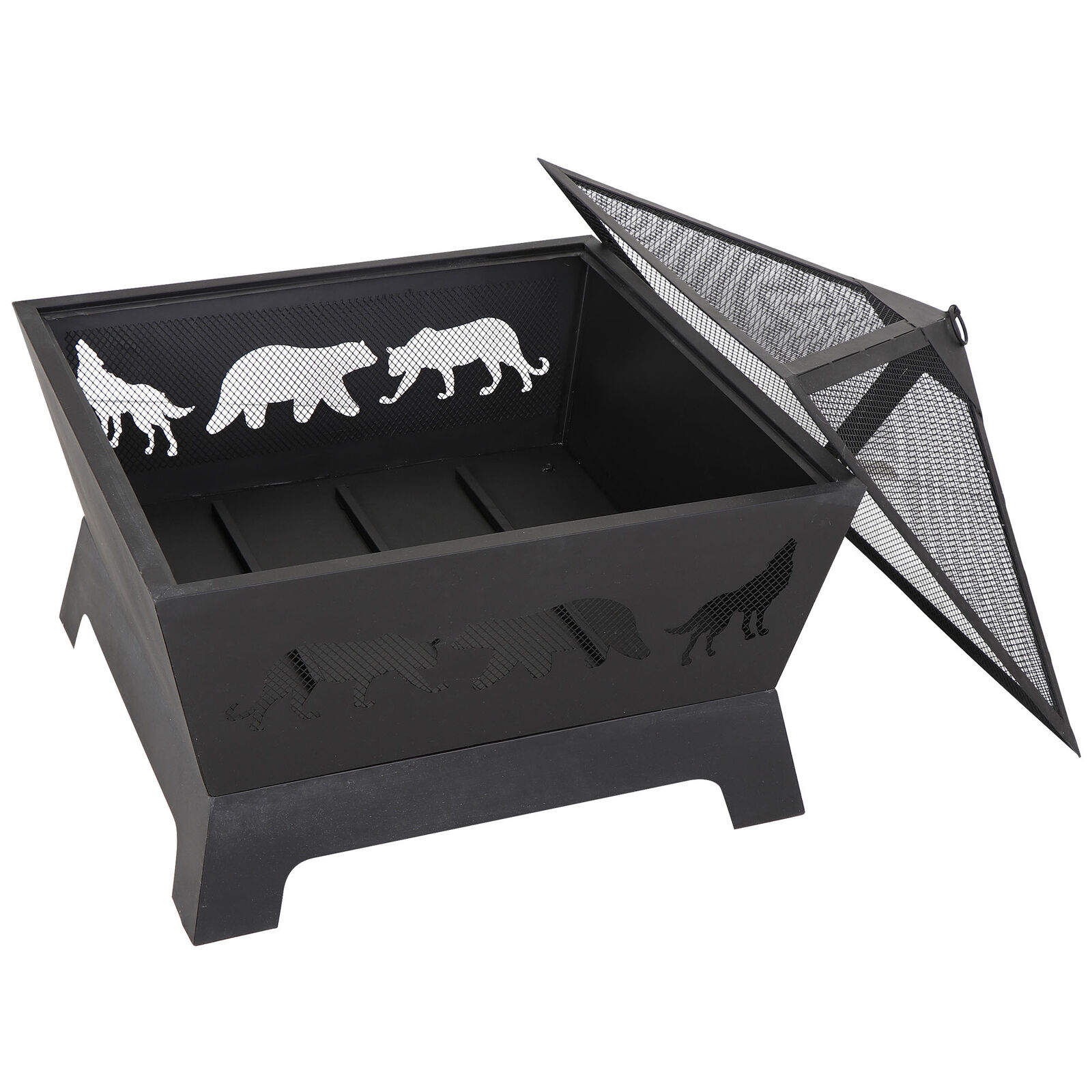 ZENSTYLE Barrone Fire Pit Outdoor Patio Stove Firepit Brazier Fireplace - image 3 of 10