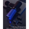 thumbnail image 2 of Pistola de Masaje Portátil para Aliviar Músculos, Vibración Intensa, Color Oro Champán, Ligera y Silenciosa, con 4 Cabezales Intercambiables y Batería Recargable, Ideal para Gimnasio, Hogar o Viaje., 2 of 6