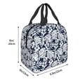 thumbnail image 3 of Easygdp Hawaiian Style Bolsa Térmica Premium - Tela Oxford Impermeable, Gran Capacidad, Bolsillo Frontal, Unisex para Trabajo, Escuela, Actividades al Aire Libre y Picnics, 3 of 8
