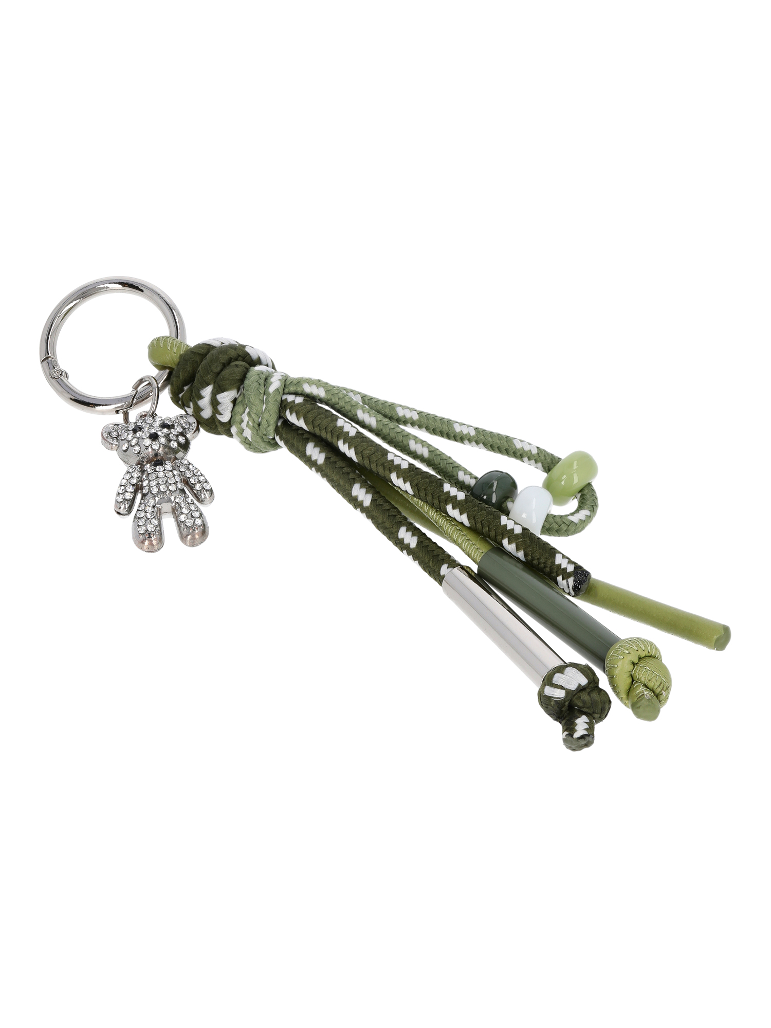 No Boundaries Women's Bag Charm, Olive Bungee