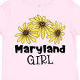 thumbnail image 4 of Inktastic Maryland Girl Black Eyed Susans Flowers Girls Toddler T-Shirt, 4 of 5