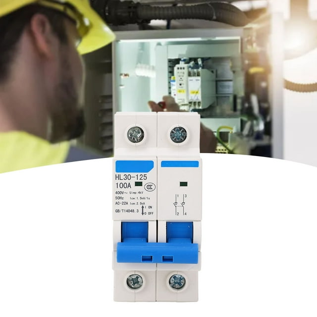 Isolateur de Sectionneur de Fonction Domestique, Ignifuge de Disjoncteur 100A 400V pour des Réglages Résidentiels