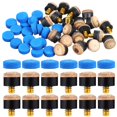 thumbnail image 1 of MesaSe 40 Pcs Skin Pool Stick Tips for Practice Cue Table Tennis Fancy Billiard Cues Replacement, 1 of 6